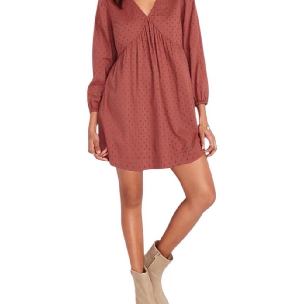 Elegant Rust Dress